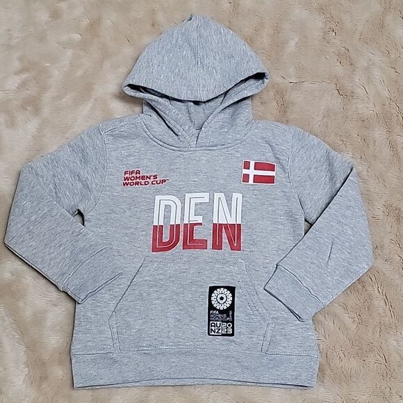 OUTERSTUFF DENMARK FIFA 2023 WOMEN'S WORLD CUP HOODIE, SIZE SMALL - Picture 1 of 7